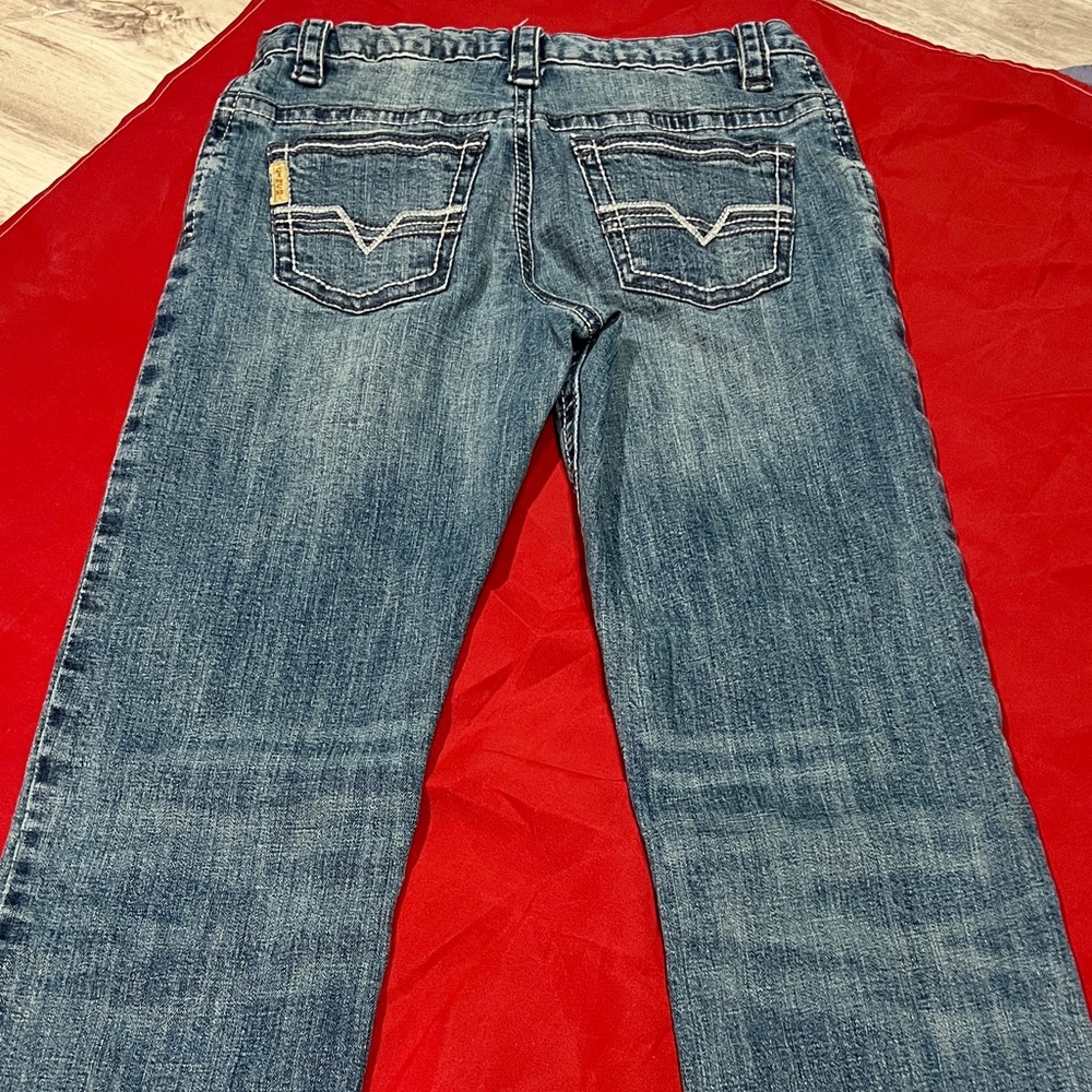 Cinch sz 14 slim bootcut adjustable waistband